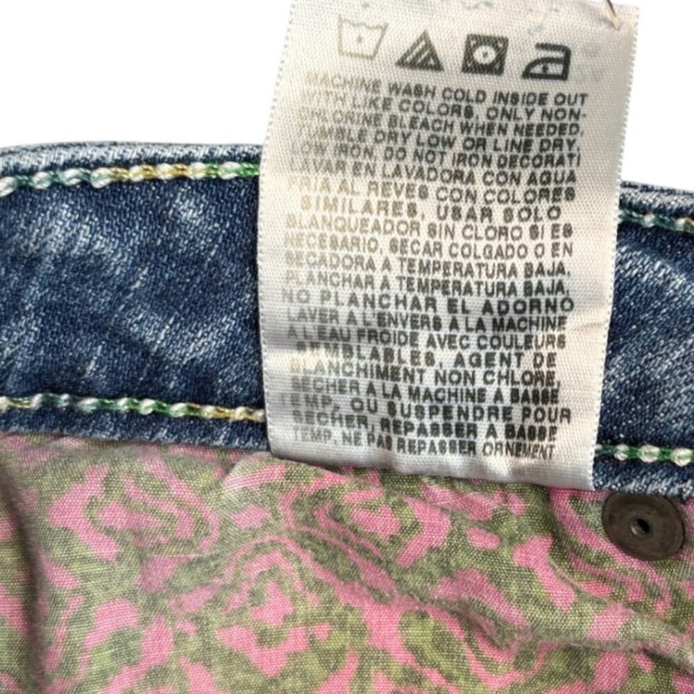 Rock 47 Wrangler Y2K Low Rise Bootcut Jeans Juniors 13/14 Western Cowgirl - Picture 11 of 12